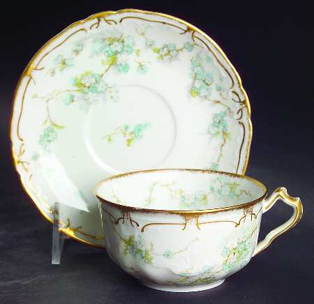 Schleiger 248A Flat Cup & Saucer Set