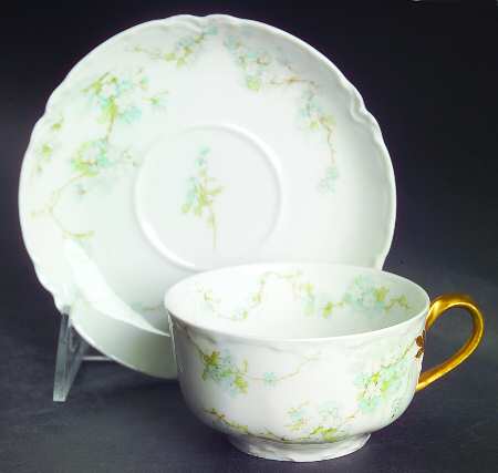 Schleiger 248B Flat Cup & Saucer Set