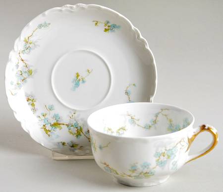 Schleiger 248B Flat Cup & Saucer Set