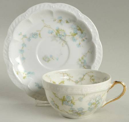 Schleiger 248C Flat Cup & Saucer Set