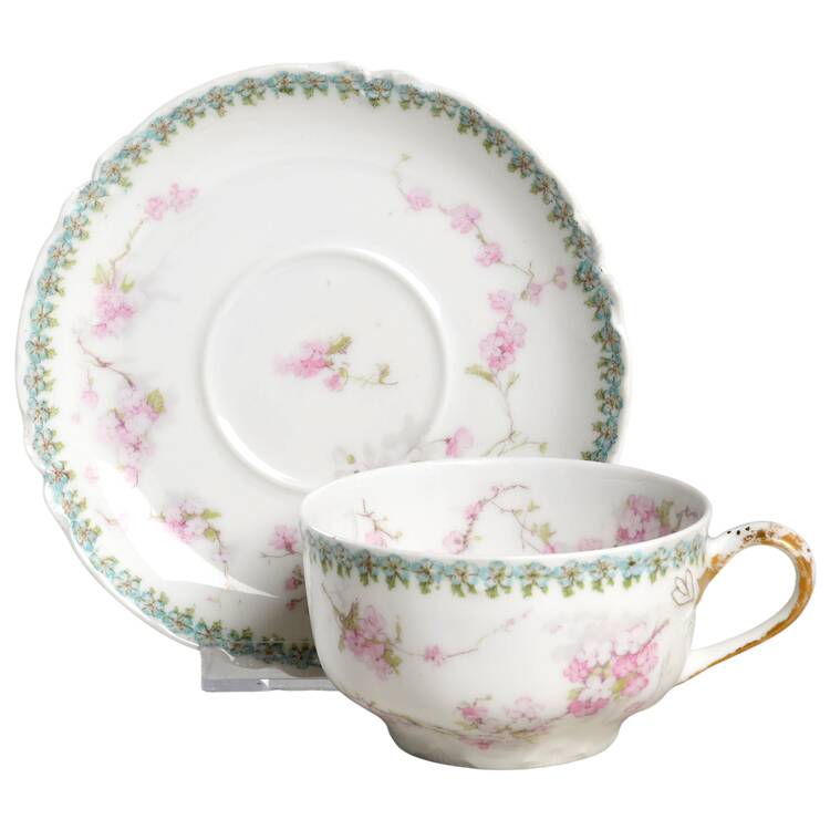 Schleiger 248G Flat Cup & Saucer Set
