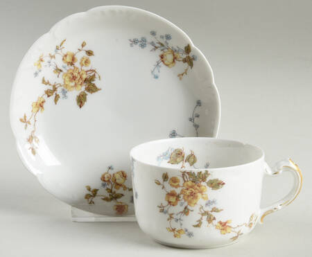 Schleiger 266 Flat Cup & Saucer Set