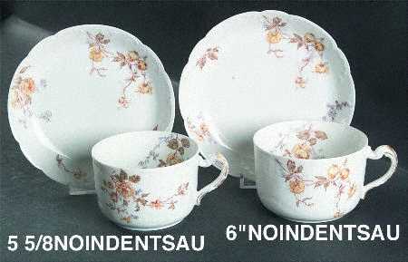 Schleiger 266 Flat Cup & Saucer Set