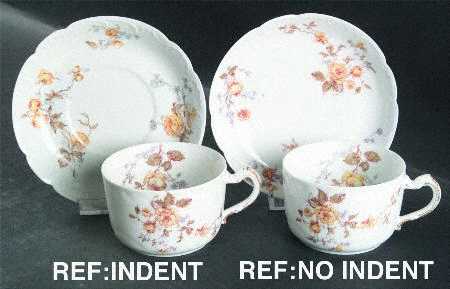 Schleiger 266 Flat Cup & Saucer Set