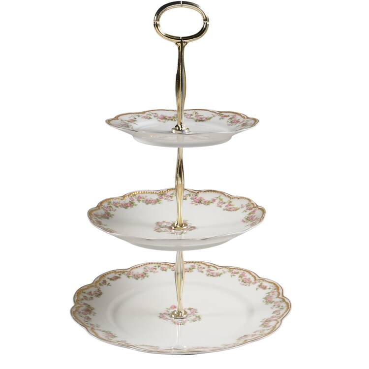 Schleiger 270 13 7/8"-14 1/4" 3-Tiered Serving Tray(DP,SP,BB) HC
