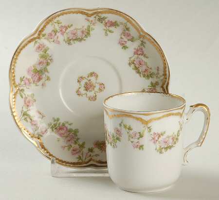 Schleiger 270 Flat Demitasse Cup & Saucer Set by Haviland