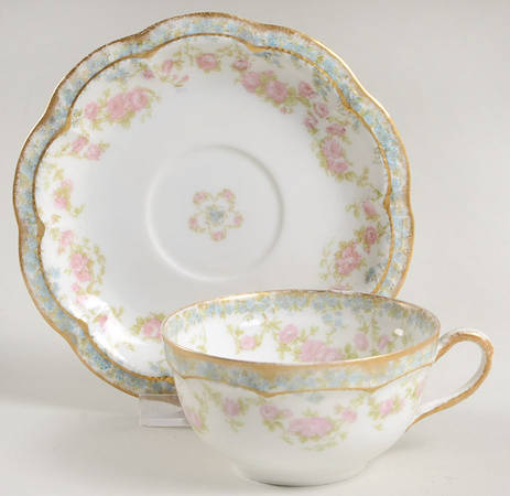 Schleiger 271A Flat Cup & Saucer Set