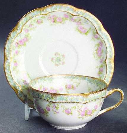 Schleiger 271A Flat Cup & Saucer Set