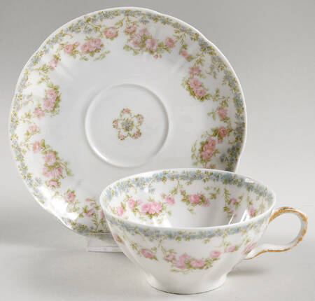 Schleiger 271B Flat Cup & Saucer Set