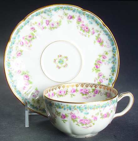 Schleiger 271C Flat Cup & Saucer Set