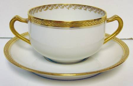Schleiger 276 Flat Bouillon Cup & Saucer