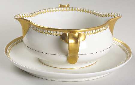 Schleiger 278 Gravy Boat with Attached Underplate