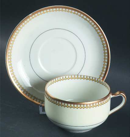 Schleiger 278A Flat Cup & Saucer Set