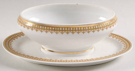 Schleiger 279 Sauce Boat with Attached Underplate No Lid