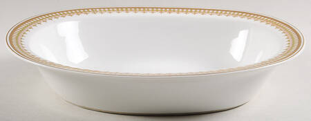 Schleiger 279 10" Oval Vegetable Bowl by Haviland