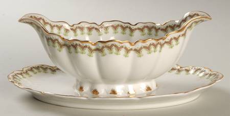 Schleiger 288 Gravy Boat with Attached Underplate