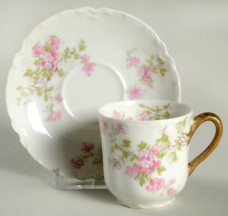 Schleiger 29 Flat Demitasse Cup & Saucer Set
