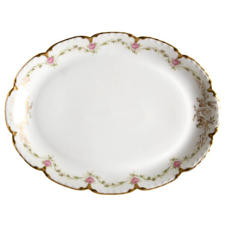 Schleiger 291A 16" Oval Serving Platter by Haviland