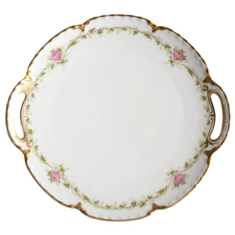 Schleiger 291A Handled Cake Plate by Haviland