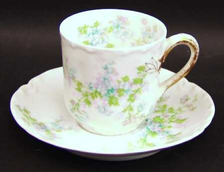 Schleiger 29M Flat Demitasse Cup & Saucer Set