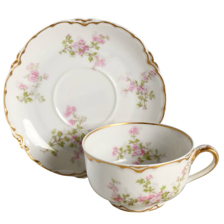 Schleiger 29R Flat Cup & Saucer Set