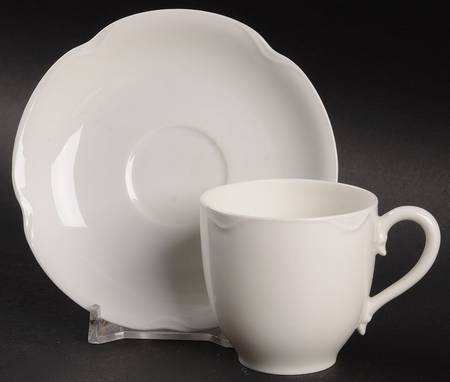 Schleiger 3 Flat Demitasse Cup & Saucer Set