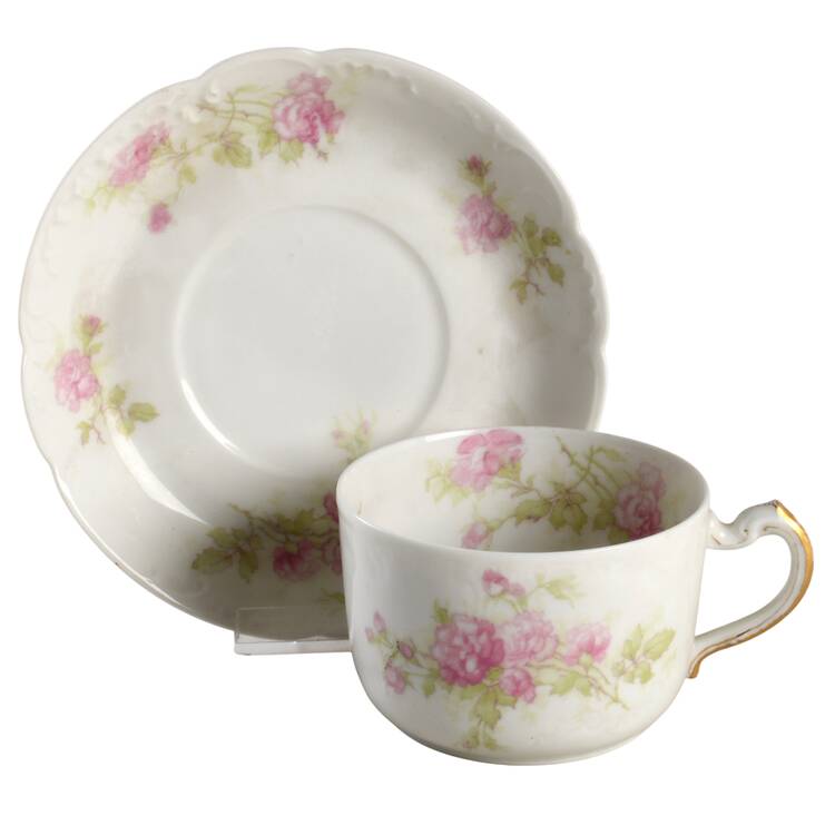 Schleiger 30 Flat Cup & Saucer Set