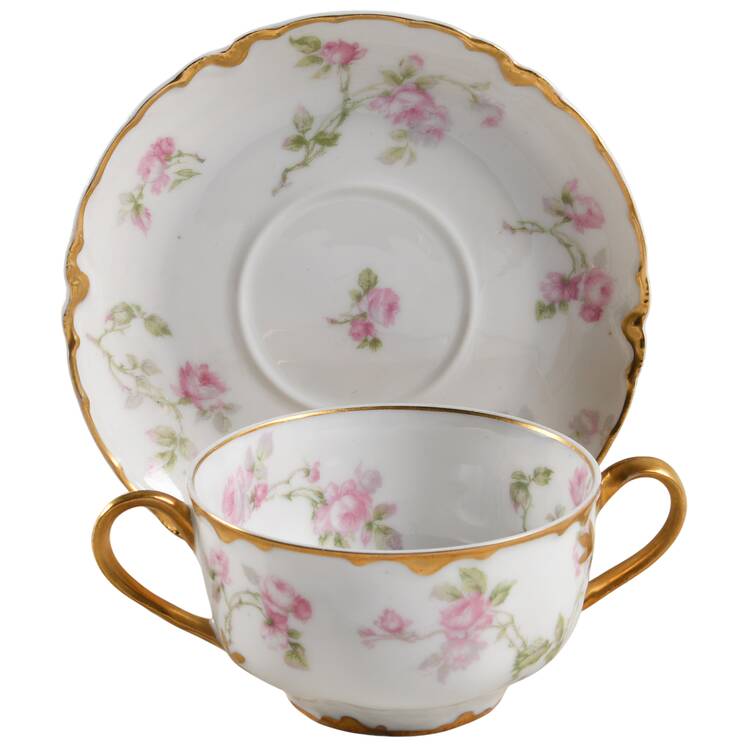 Schleiger 31 Bouillon Soup & Saucer Set