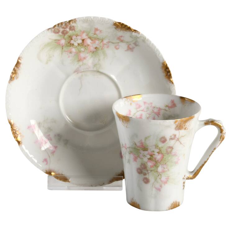 Schleiger 315A Chocolate Cup & Saucer Set