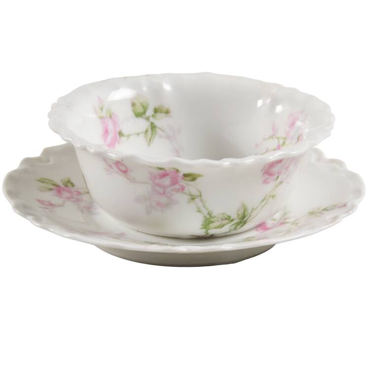 Schleiger 31A Ramekin & Saucer Set