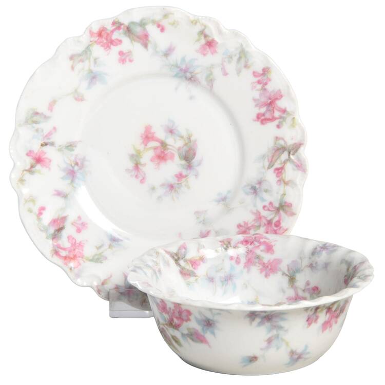 Schleiger 32 Ramekin & Saucer Set by Haviland