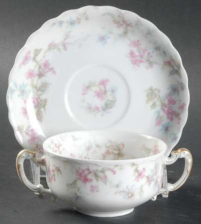 Schleiger 32 Flat Bouillon Cup & Saucer