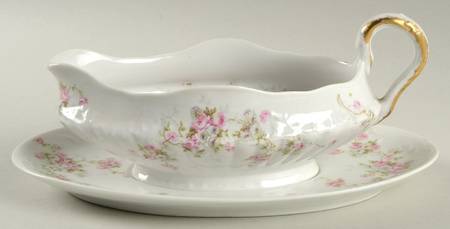 Schleiger 320e (Smooth) Gravy Boat & Underplate