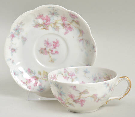 Schleiger 32A Flat Demitasse Cup & Saucer Set