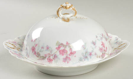 Schleiger 32A Round Covered Butter with Strainer