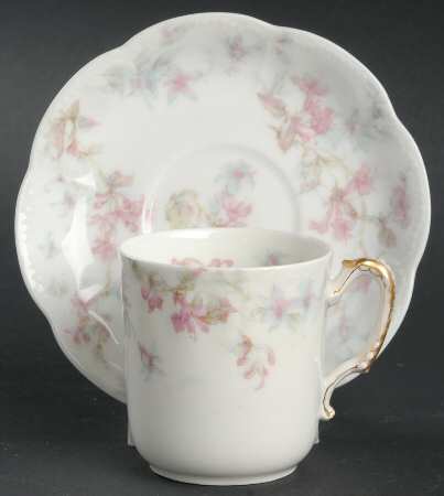 Schleiger 32A Flat Demitasse Cup & Saucer Set