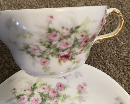 Schleiger 338C Flat Cup & Saucer Set