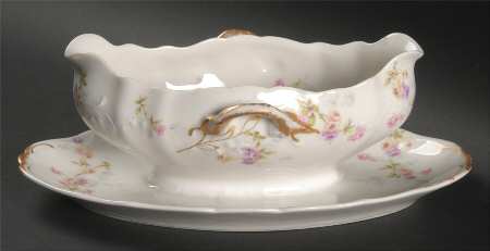 Schleiger 339B Gravy Boat with Attached Underplate