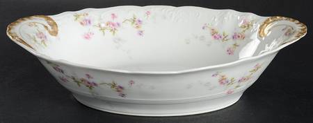 Schleiger 339B 11" Oval Vegetable Bowl