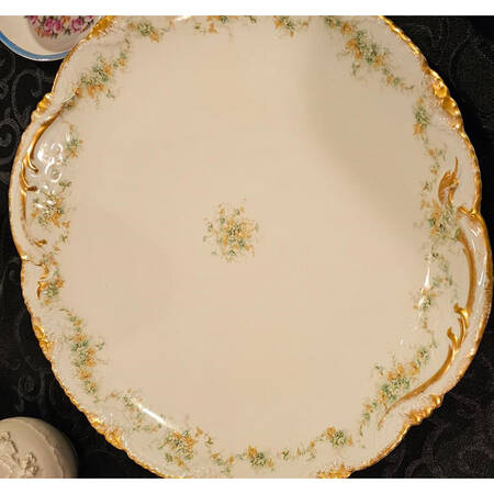 Schleiger 341 Handled Chop Plate (Round Platter)