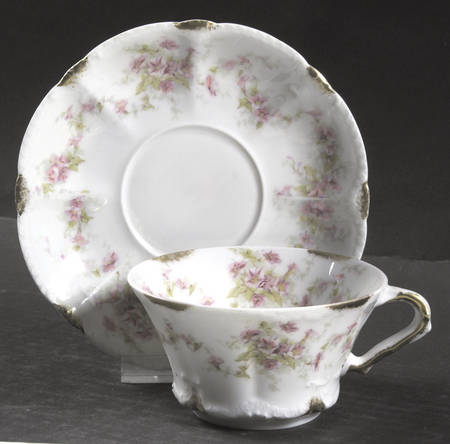 Schleiger 341A Flat Cup & Saucer Set
