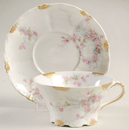 Schleiger 342G Flat Cup & Saucer Set