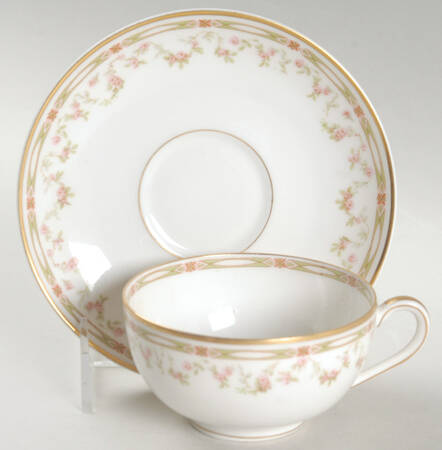 Schleiger 346 Flat Cup & Saucer Set