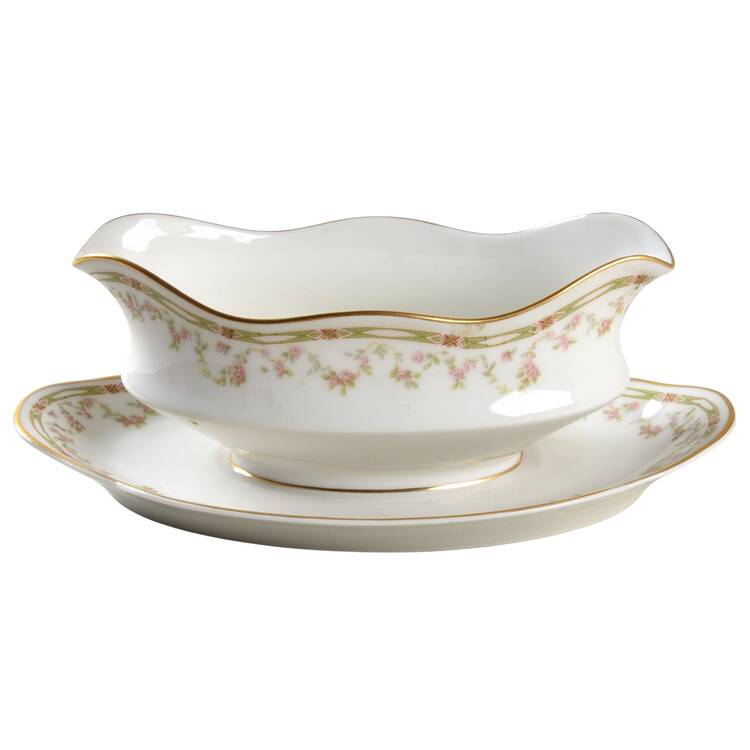 Schleiger 346 Gravy Boat with Attached Underplate