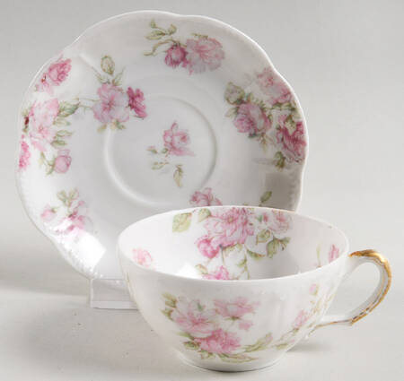 Schleiger 39C Flat Demitasse Cup & Saucer Set