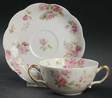 Schleiger 39C Flat Bouillon Cup & Saucer