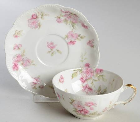 Schleiger 39C Flat Cup & Saucer Set