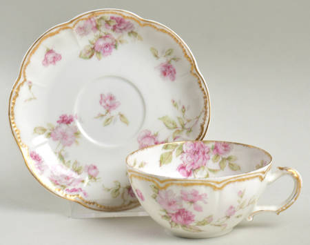 Schleiger 39D Flat Demitasse Cup & Saucer Set