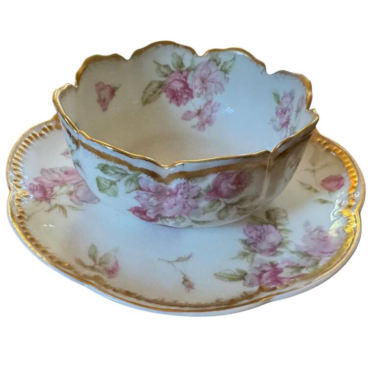 Schleiger 39D Ramekin & Saucer Set