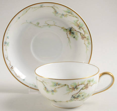 Schleiger 432 Flat Cup & Saucer Set